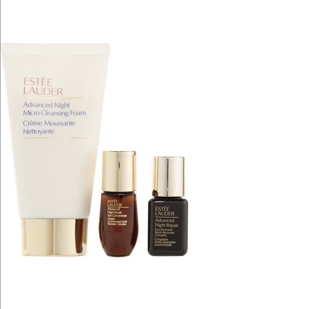 ESTEE LAUDER 3p Night Cleansing Foam, Eye Face Advanced Night Repair $55 NIP
